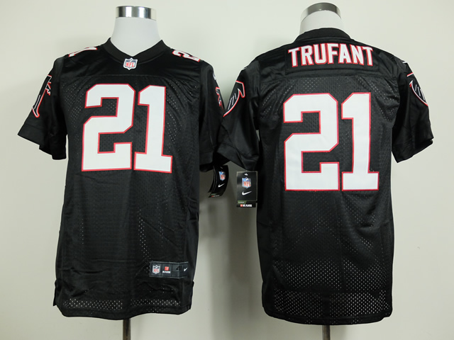 Nike Falcons 21 Trufant Black Elite Jerseys