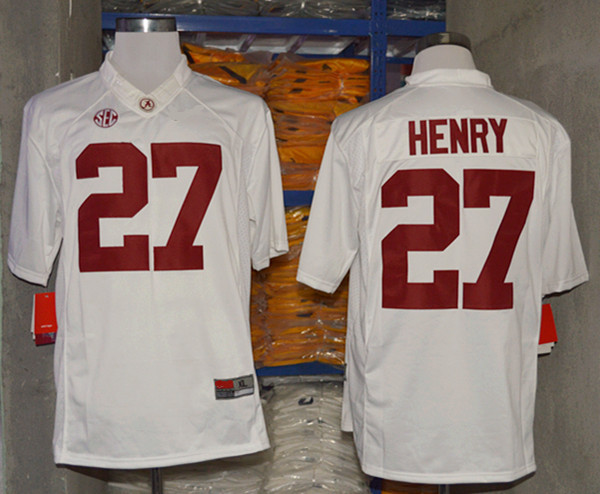 Alabama Crimson Tide 27 Henry White College Jerseys