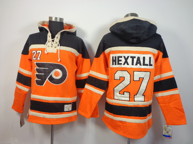NHL Flyers 27 Hextall Orange Hoodies