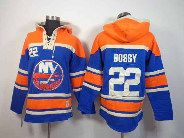 NHL Islanders 22 Bossy Blue Hoodies