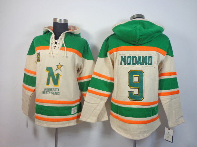 NHL Stars 9 Modano Cream Hoodies