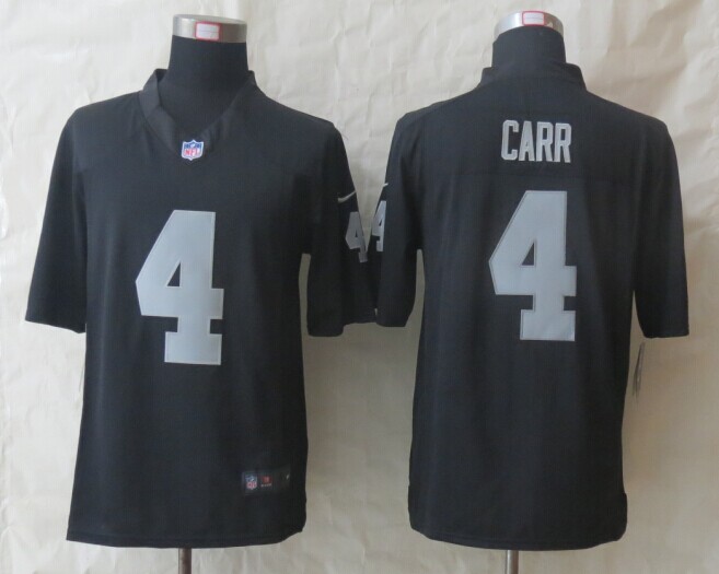 Nike Raiders 4 Carr Black Limited Jerseys Nike Raiders 4 Carr Black Limited Jerseys