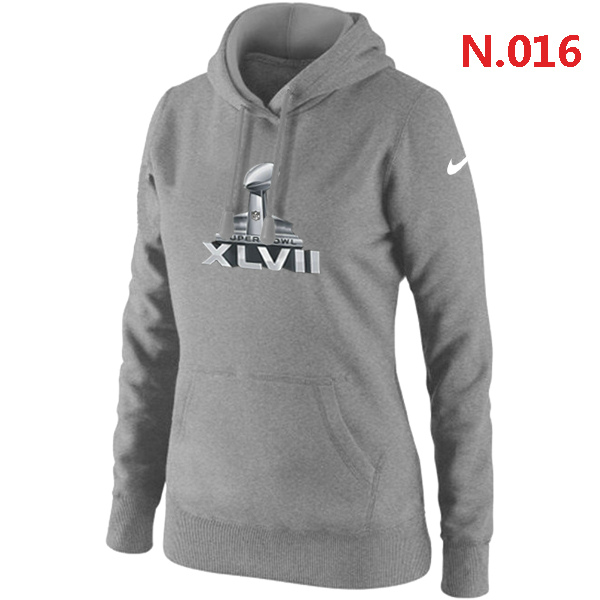 Baltimore Ravens Women's Nike Club Rewind Pullover Hoodie L.Grey2 - Click Image to Close