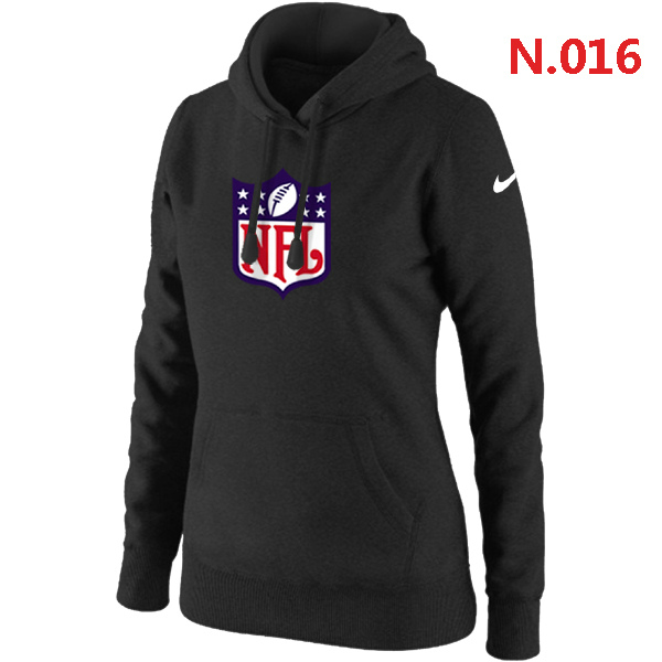 NFL Logo Women's Nike Club Rewind Pullover Hoodie Black