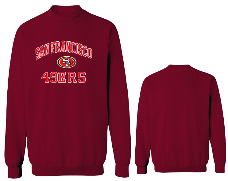Nike 49ers Fashion Sweatshirt D.Red3