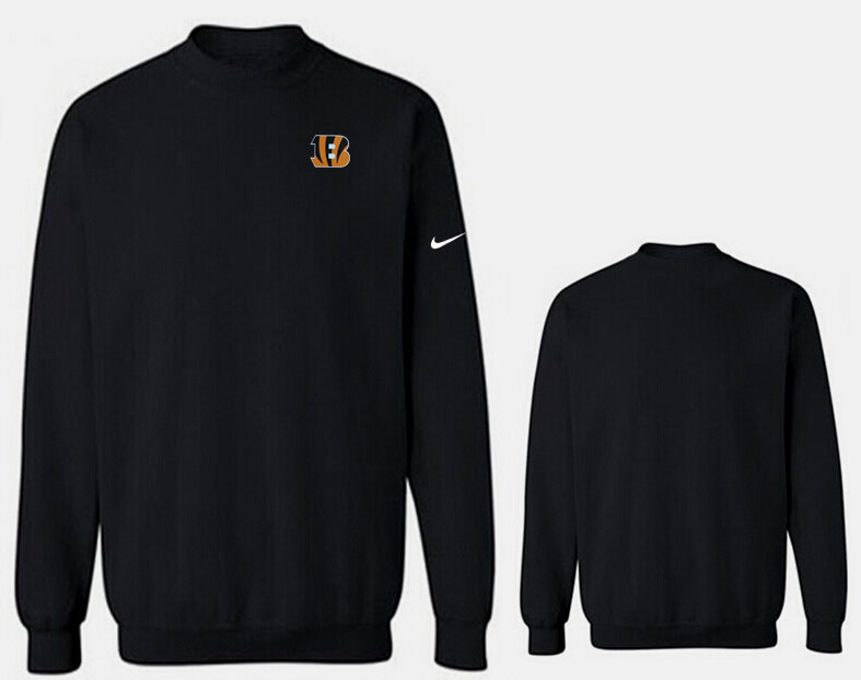 Nike Bengals Fashion Sweatshirt Black3