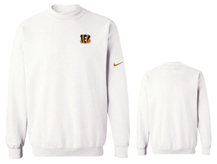 Nike Bengals Fashion Sweatshirt White3