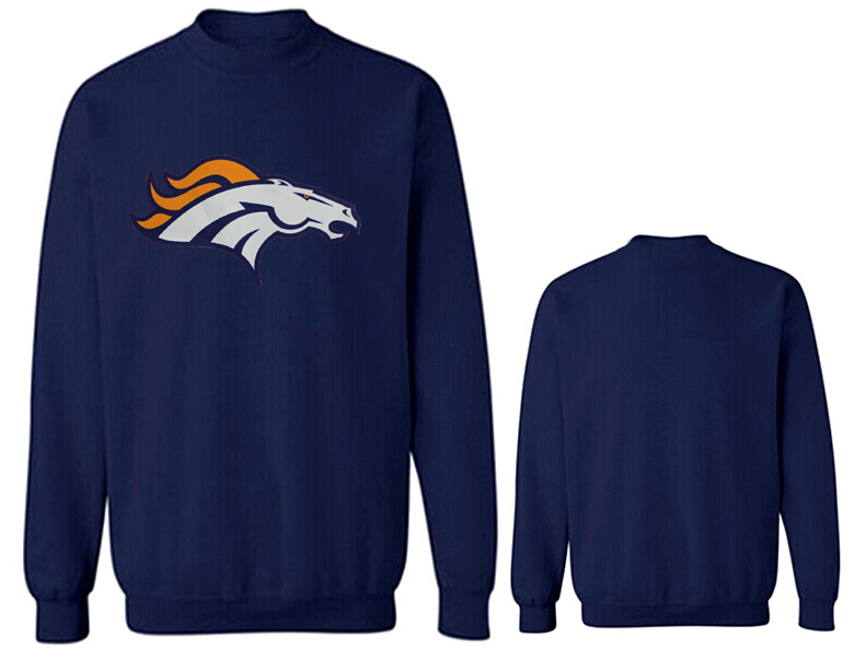 Nike Broncos Fashion Sweatshirt D.Blue