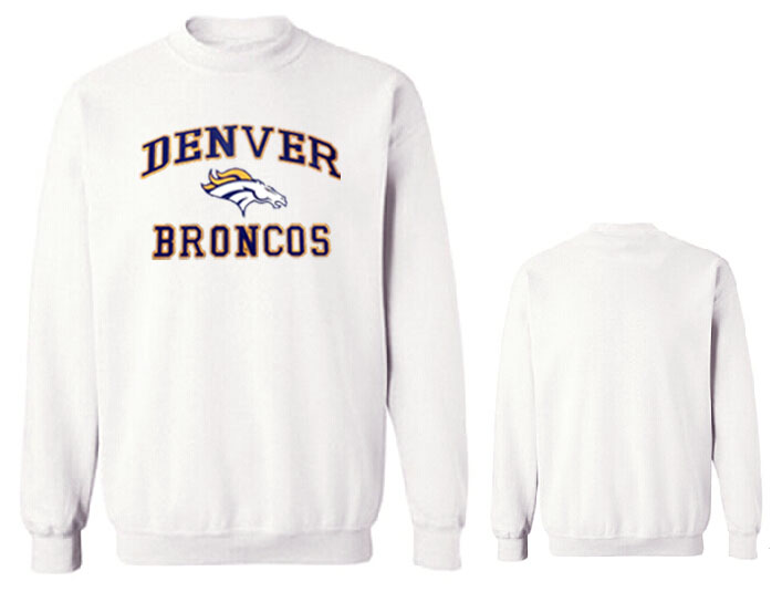 Nike Broncos Fashion Sweatshirt White3