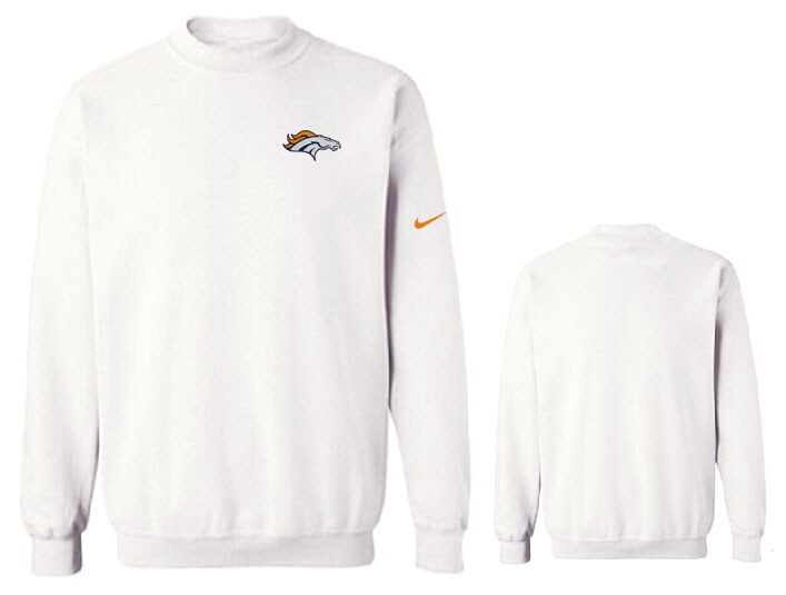 Nike Broncos Fashion Sweatshirt White4