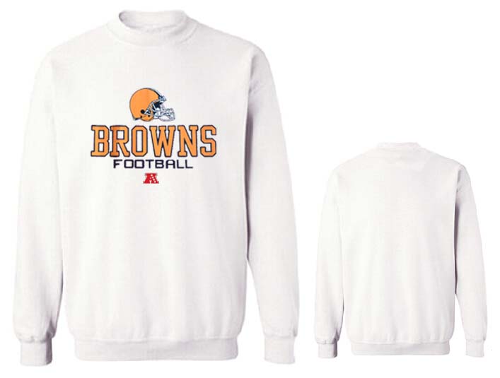 Nike Browns Fashion Sweatshirt White4 - Click Image to Close