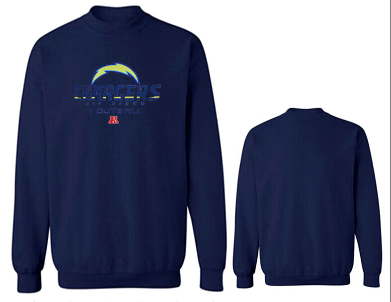 Nike Chargers Fashion Sweatshirt D.Blue3