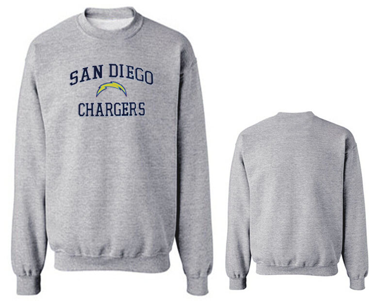 Nike Chargers Fashion Sweatshirt Grey2