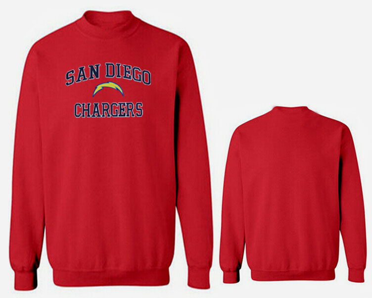 Nike Chargers Fashion Sweatshirt Red2