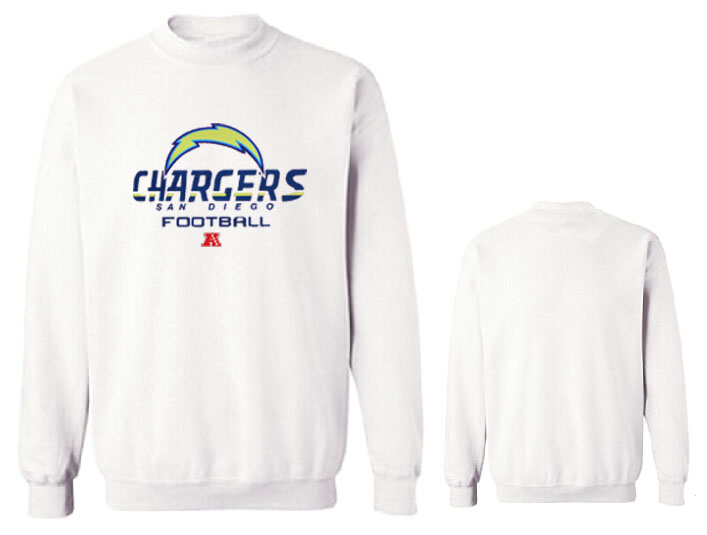 Nike Chargers Fashion Sweatshirt White3