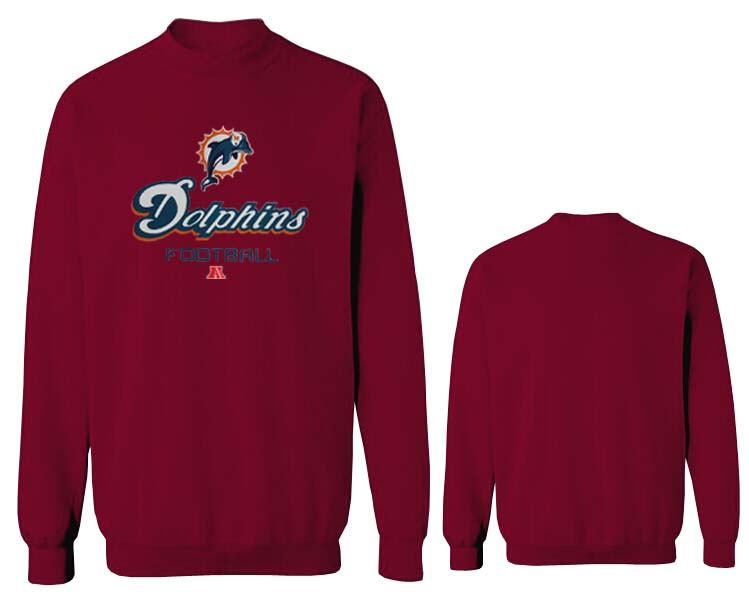 Nike Dolphins Fashion Sweatshirt D.Red3