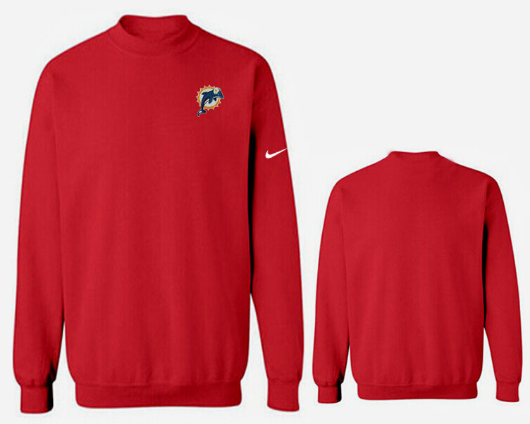 Nike Dolphins Fashion Sweatshirt Red4