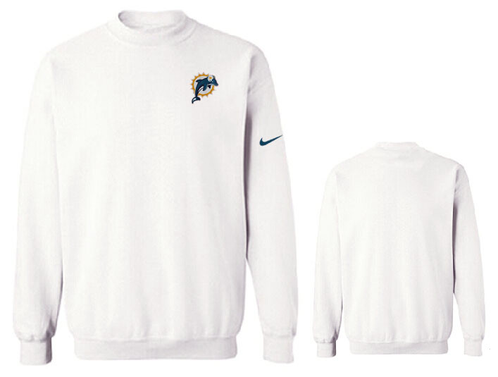 Nike Dolphins Fashion Sweatshirt White4