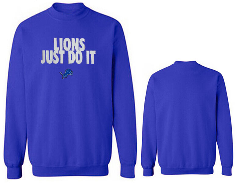Nike Lions Fashion Sweatshirt Blue5