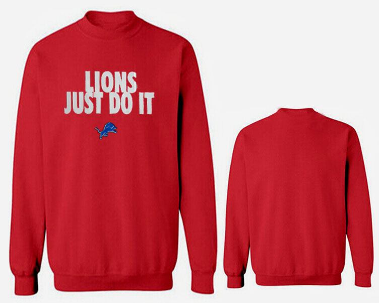 Nike Lions Fashion Sweatshirt Red5