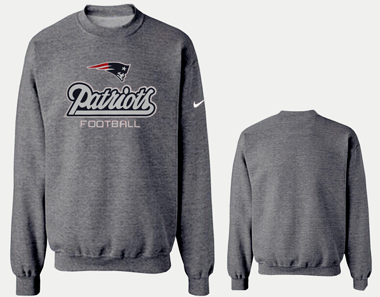 Nike Patriots Fashion Sweatshirt D.Grey2