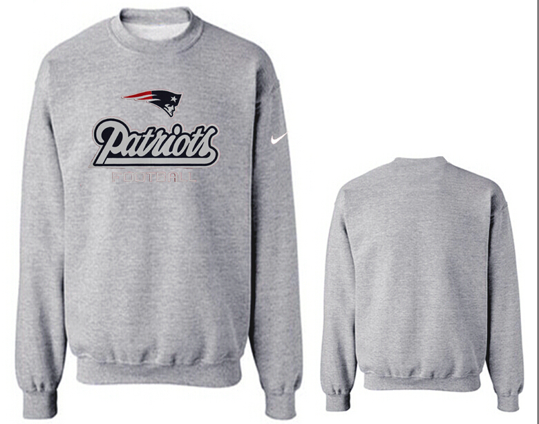 Nike Patriots Fashion Sweatshirt Grey2