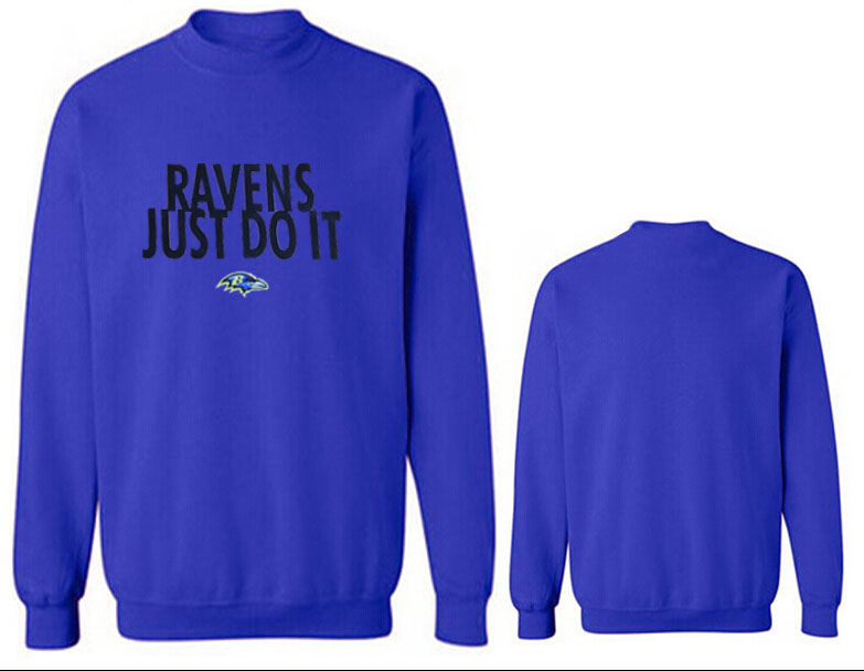 Nike Ravens Fashion Sweatshirt Blue4