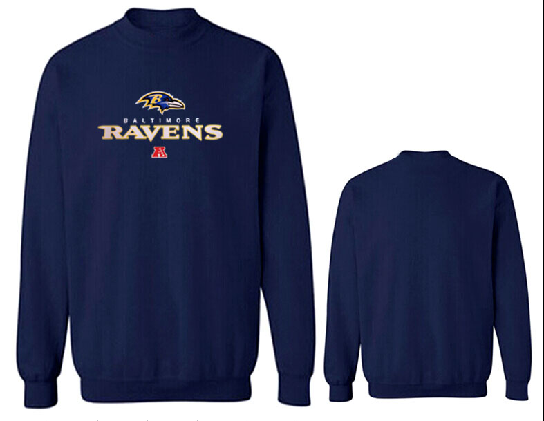 Nike Ravens Fashion Sweatshirt D.Blue3
