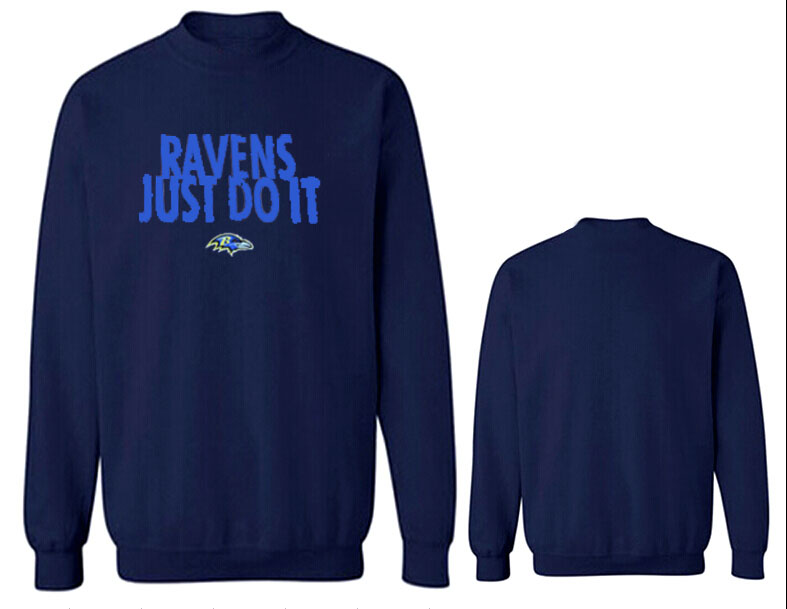 Nike Ravens Fashion Sweatshirt D.Blue4