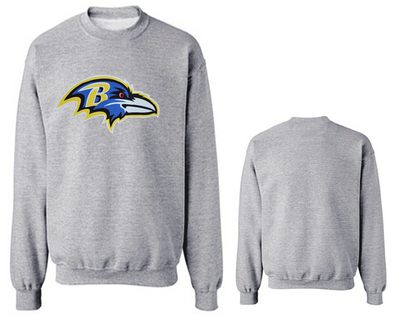 Nike Ravens Fashion Sweatshirt Grey