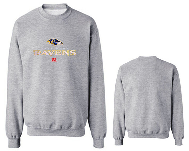 Nike Ravens Fashion Sweatshirt Grey3