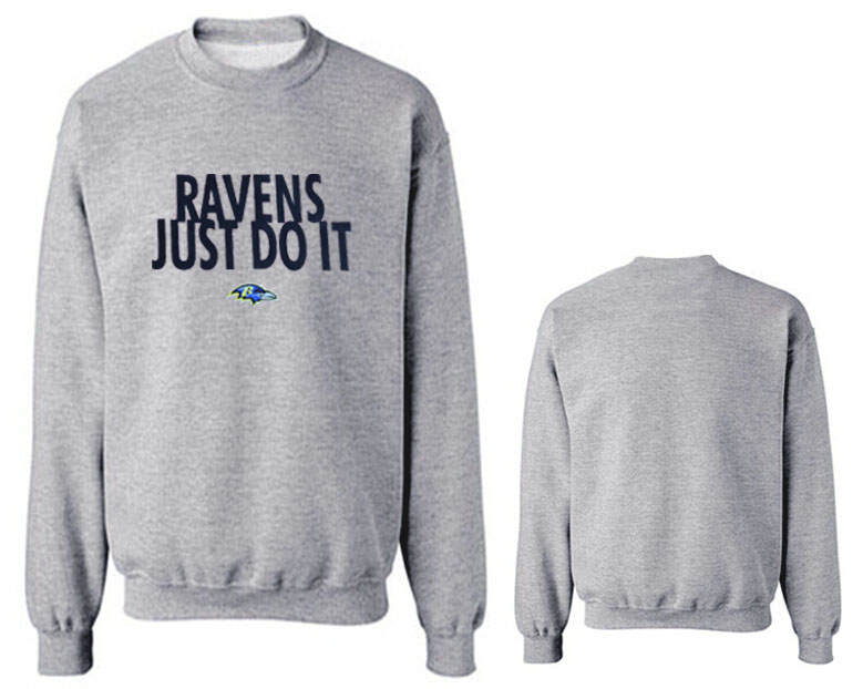 Nike Ravens Fashion Sweatshirt Grey4