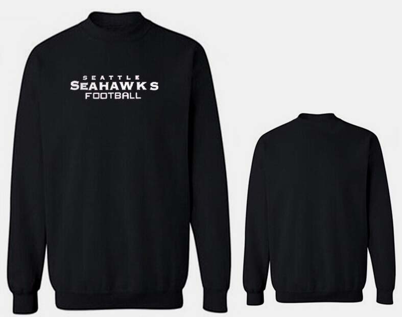 Nike Seahawks Fashion Sweatshirt Black2