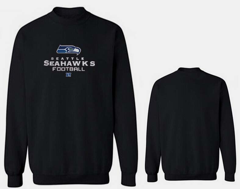 Nike Seahawks Fashion Sweatshirt Black4