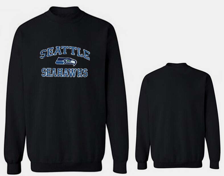Nike Seahawks Fashion Sweatshirt Black5