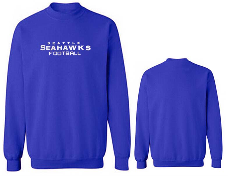 Nike Seahawks Fashion Sweatshirt Blue2