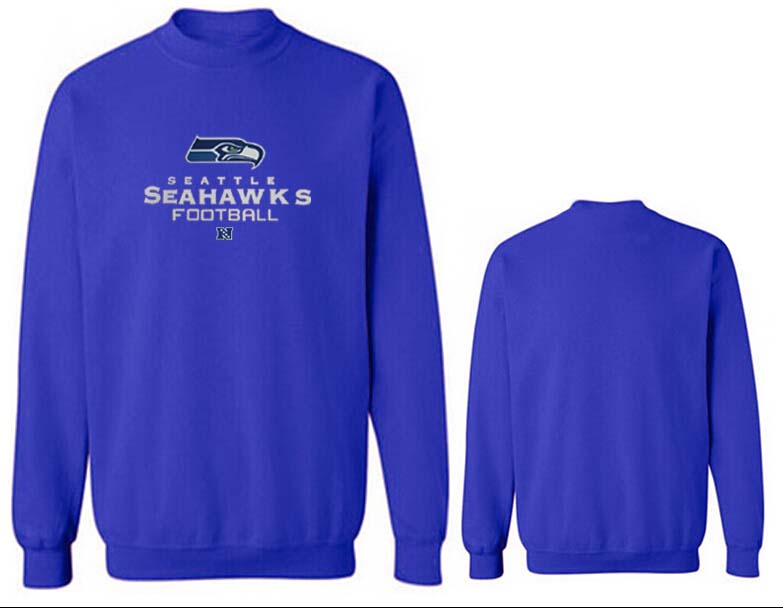 Nike Seahawks Fashion Sweatshirt Blue4