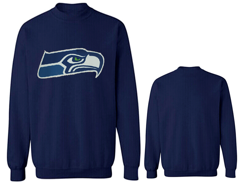 Nike Seahawks Fashion Sweatshirt D.Blue