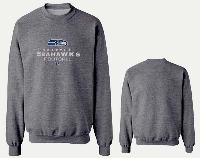 Nike Seahawks Fashion Sweatshirt D.Grey4