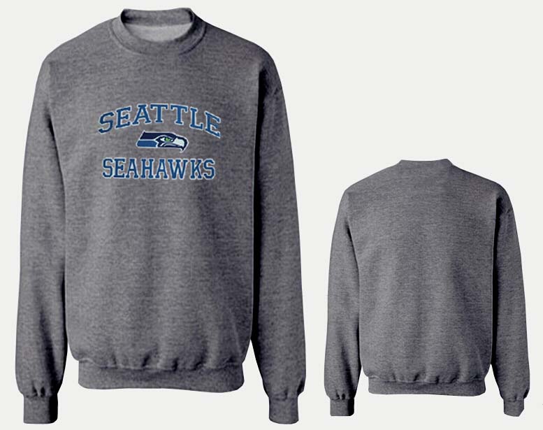 Nike Seahawks Fashion Sweatshirt D.Grey5
