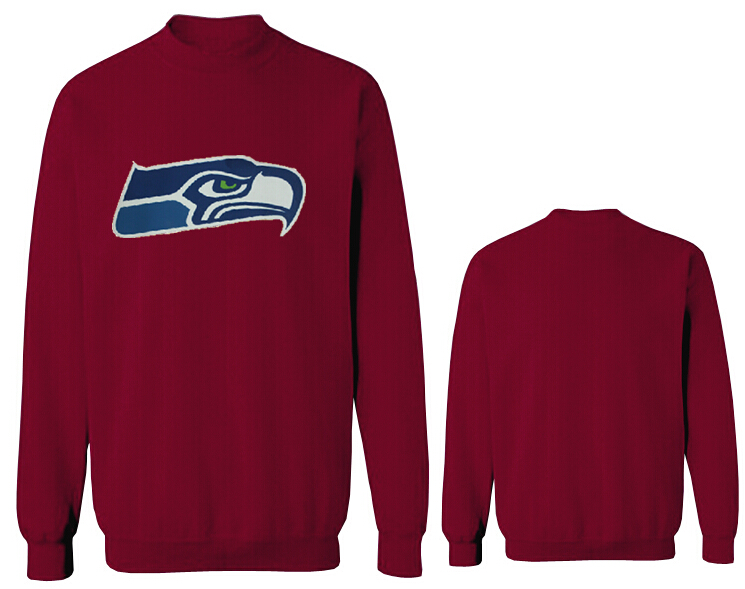 Nike Seahawks Fashion Sweatshirt D.Red