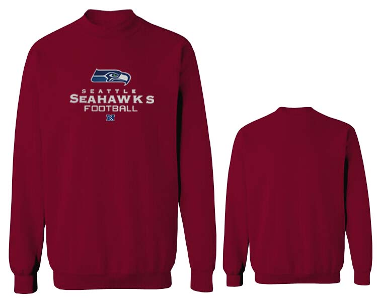 Nike Seahawks Fashion Sweatshirt D.Red4