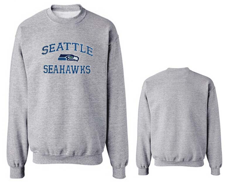 Nike Seahawks Fashion Sweatshirt Grey5