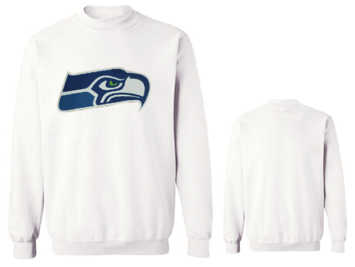 Nike Seahawks Fashion Sweatshirt White