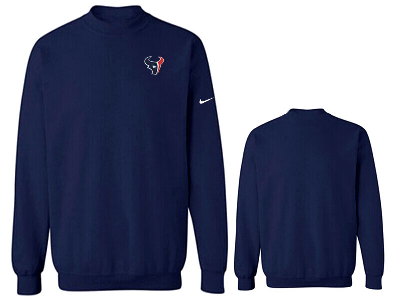 Nike Texans Fashion Sweatshirt D.Blue3