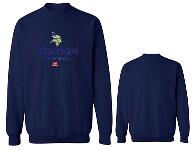 Nike Vikings Fashion Sweatshirt D.Blue3