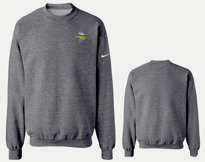 Nike Vikings Fashion Sweatshirt D.Grey3