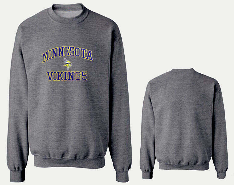 Nike Vikings Fashion Sweatshirt D.Grey4