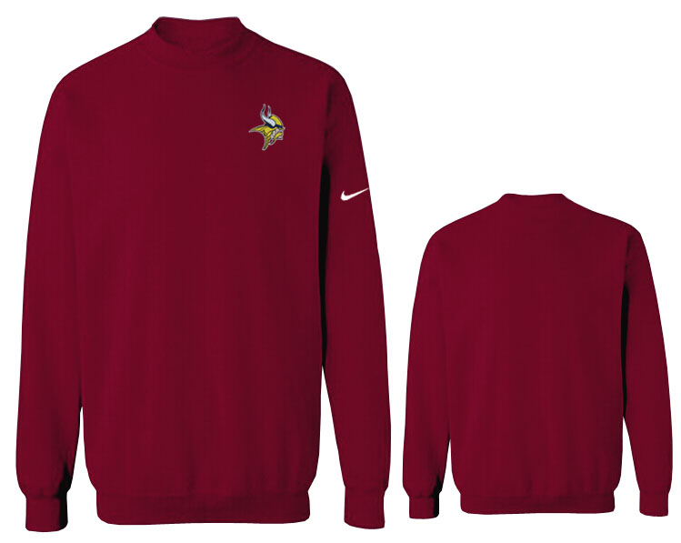 Nike Vikings Fashion Sweatshirt D.Red4