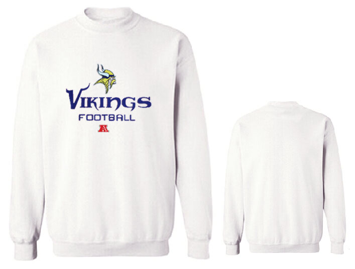 Nike Vikings Fashion Sweatshirt White3